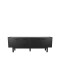Sideboard Alara Eiche Schwarz 220 cm