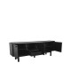 Sideboard Alara Eiche Schwarz 220 cm