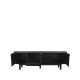 Sideboard Alara Eiche Schwarz 220 cm