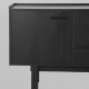 Sideboard Alara Eiche Schwarz 220 cm