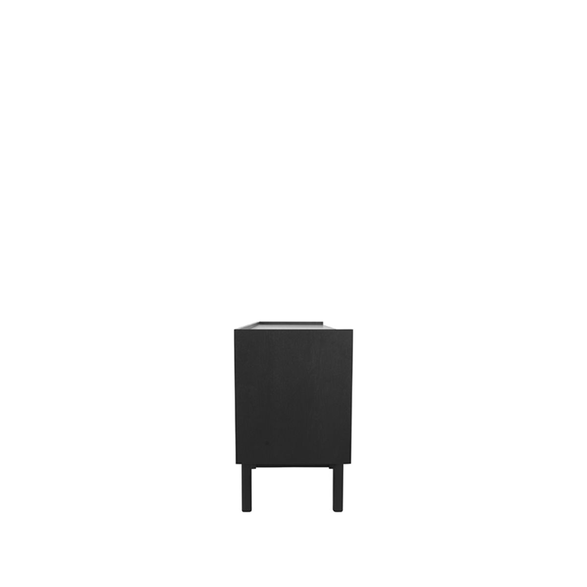 Sideboard Alara Eiche Schwarz 220 cm