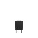 Sideboard Alara Eiche Schwarz 220 cm