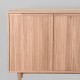 Dressoir Dina Naturel Eiken 200 cm Dressoir Dina Naturel Eiken 200 cm