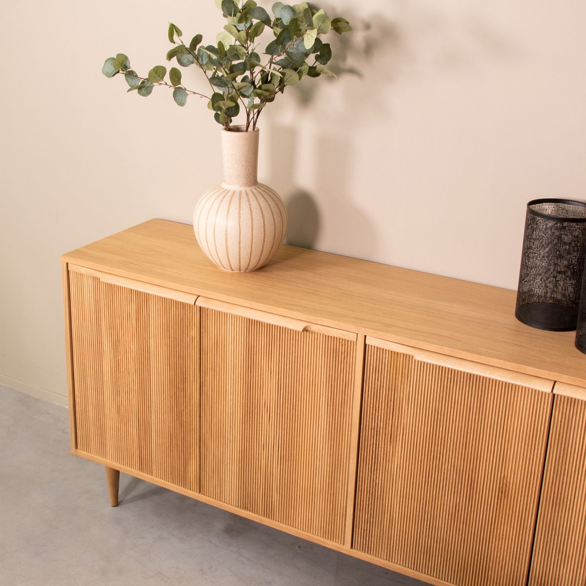 Dressoir Dina Naturel Eiken 200 cm Dressoir Dina Naturel Eiken 200 cm