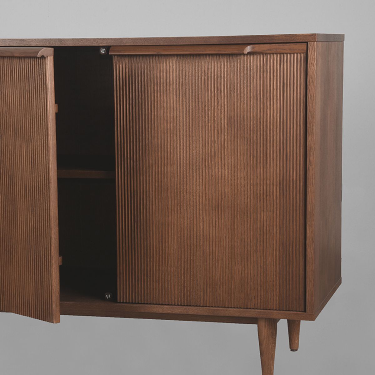 Dressoir Dina Walnoot Eiken 200 cm Dressoir Dina Walnoot Eiken 200 cm