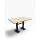Table Restaurant Café Bar Et Horeca TRAVERTIN-C3-70X120 + A405 - 30MM Table Restaurant Café Bar Et Horeca TRAVERTIN-C3-70X120 + A405 - 30MM