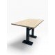 Table Restaurant Café Bar Et Horeca TRAVERTIN-C3-70X120 + A405 - 30MM Table Restaurant Café Bar Et Horeca TRAVERTIN-C3-70X120 + A405 - 30MM