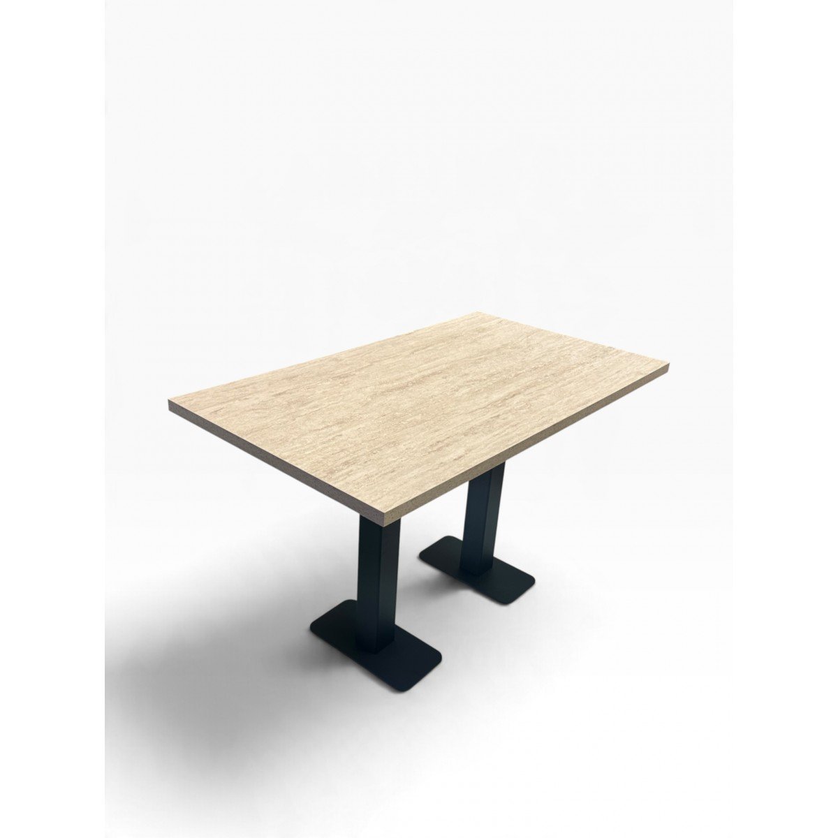 Table Restaurant Café Bar Et Horeca TRAVERTIN-C3-70X120 + A405 - 30MM Table Restaurant Café Bar Et Horeca TRAVERTIN-C3-70X120 + A405 - 30MM
