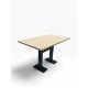 Table Restaurant Café Bar Et Horeca TRAVERTIN-C3-70X120 + A405 - 30MM Table Restaurant Café Bar Et Horeca TRAVERTIN-C3-70X120 + A405 - 30MM