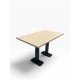 Table Restaurant Café Bar Et Horeca TRAVERTIN-C3-70X120 + A405 - 30MM Table Restaurant Café Bar Et Horeca TRAVERTIN-C3-70X120 + A405 - 30MM