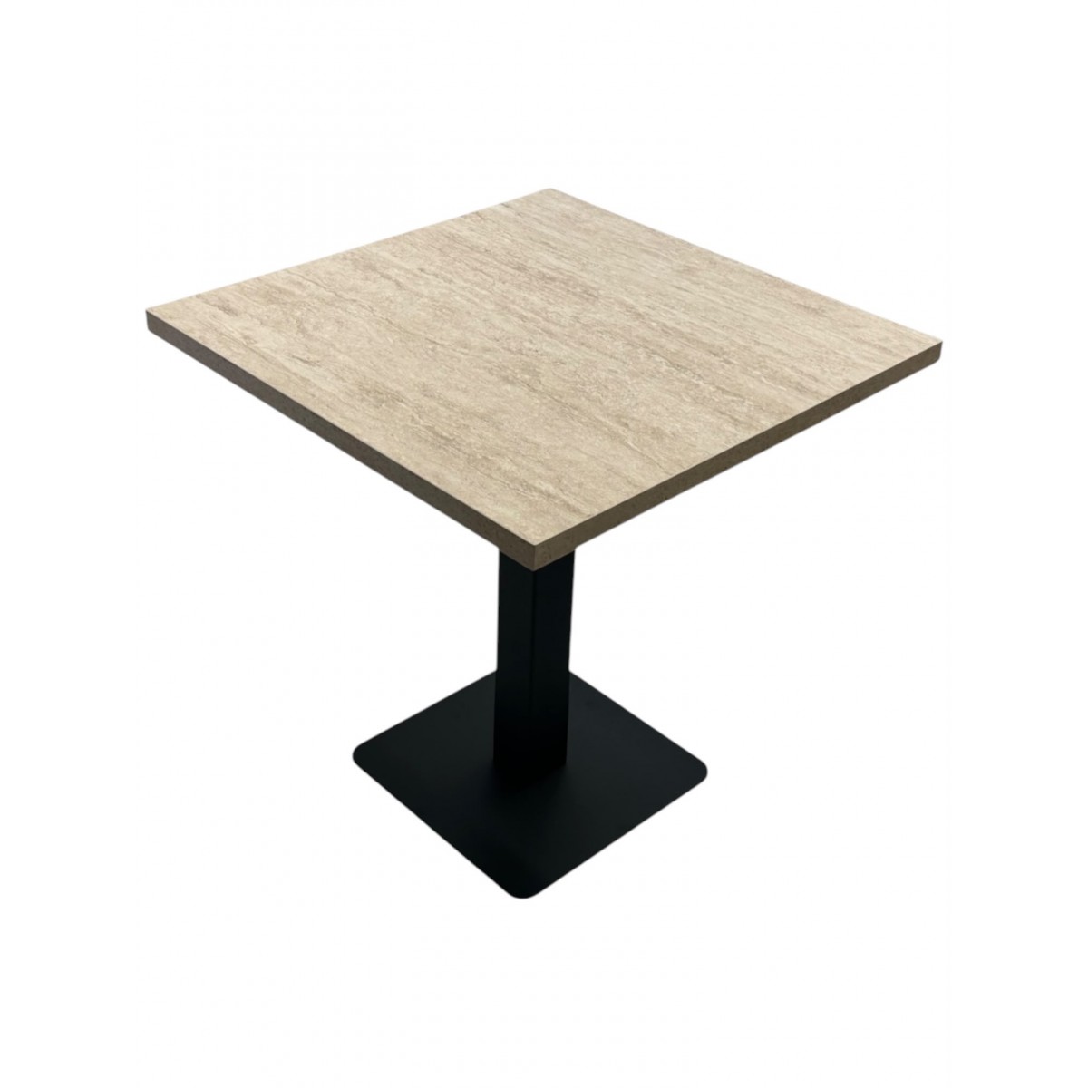 Table Restaurant Café Bar Et Horeca TRAVERTIN-C3-70X70 + A200 - 30MM