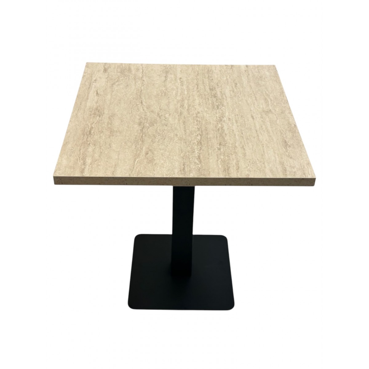 Table Restaurant Café Bar Et Horeca TRAVERTIN-C3-70X70 + A200 - 30MM