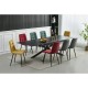 Chair Restaurant Cafe Bar And Horeca - Beny Fabric Green