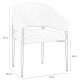 Stoel Restaurant Cafe Bar En Horeca - Boom Velvet Taupe Stoel Restaurant Cafe Bar En Horeca - Boom Velvet Taupe