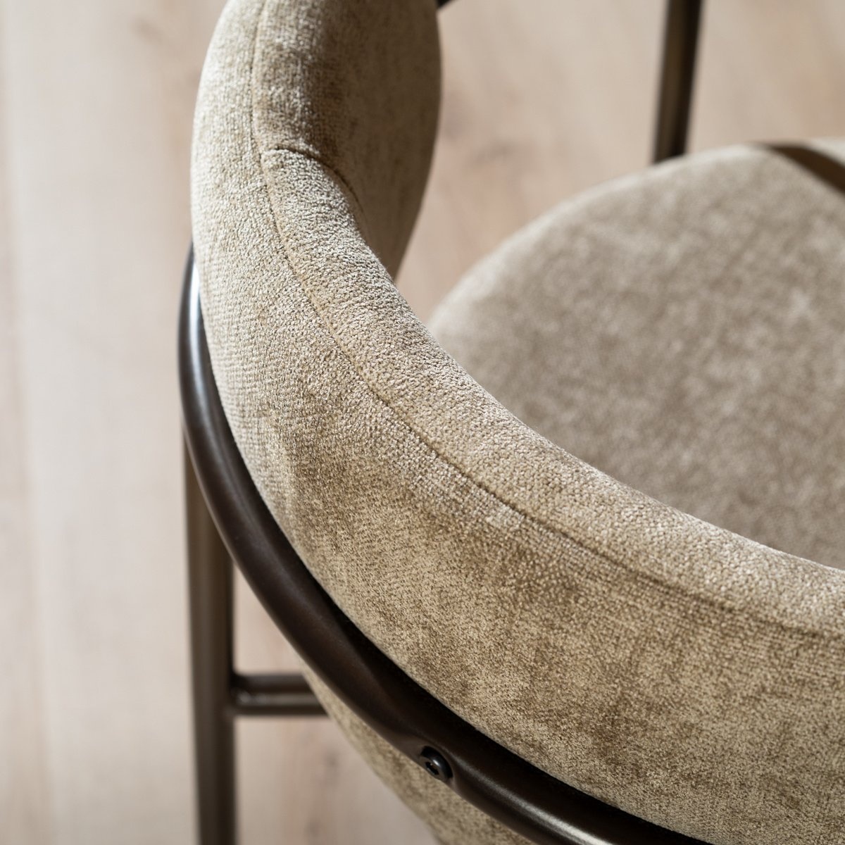 Stoel Restaurant Cafe Bar En Horeca - Boos Velvet Taupe Stoel Restaurant Cafe Bar En Horeca - Boos Velvet Taupe