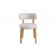 Chaise Restaurant Cafe Bar Et Horeca - CANNAS Beige / Naturel Pied Chaise Restaurant Cafe Bar Et Horeca - CANNAS Beige / Naturel Pied