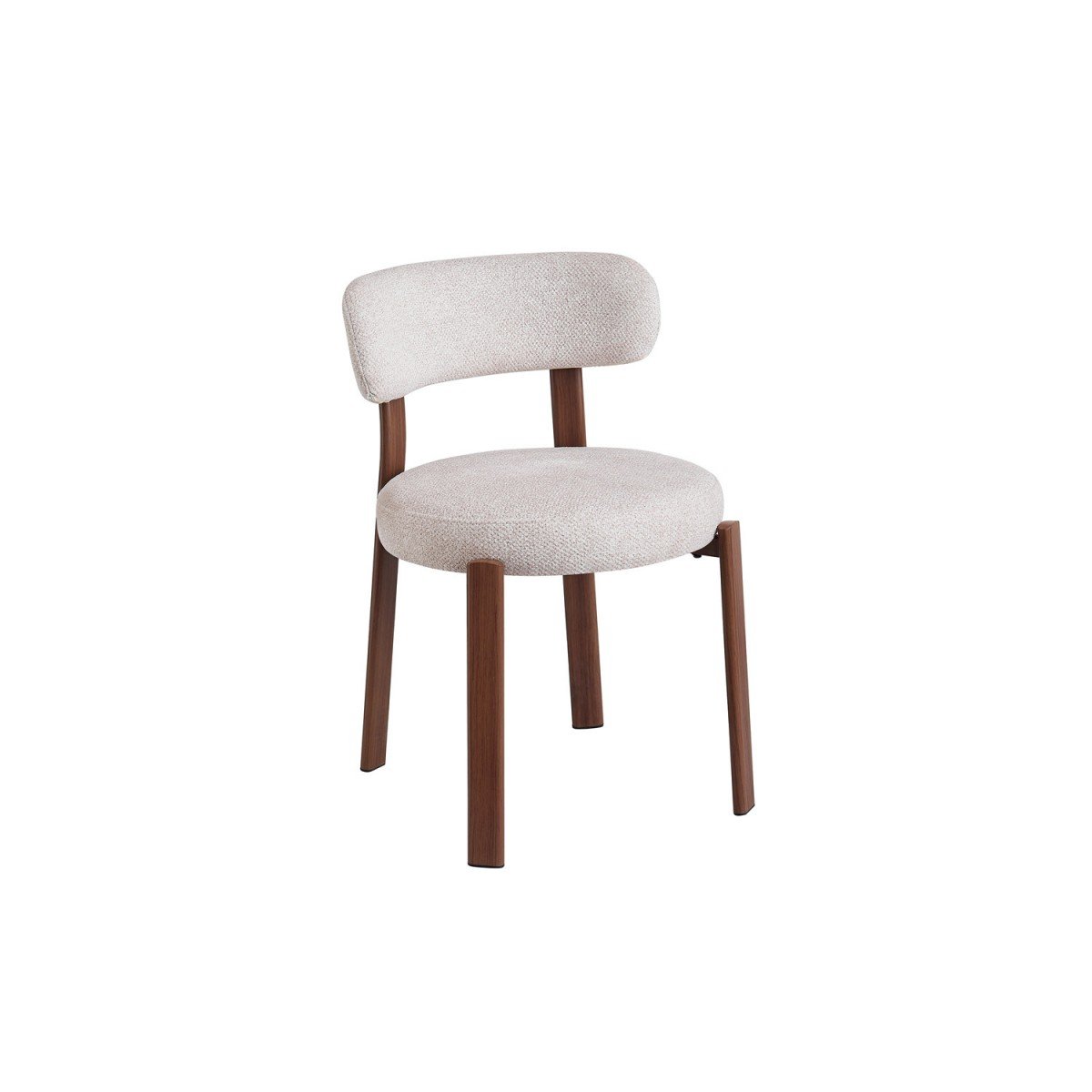 Chaise Restaurant Cafe Bar Et Horeca - CANNAS Beige / Pied couleur Noyer