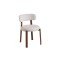 Chair Restaurant Cafe Bar And Horeca - CANNAS Beige / Walnut-colored leg