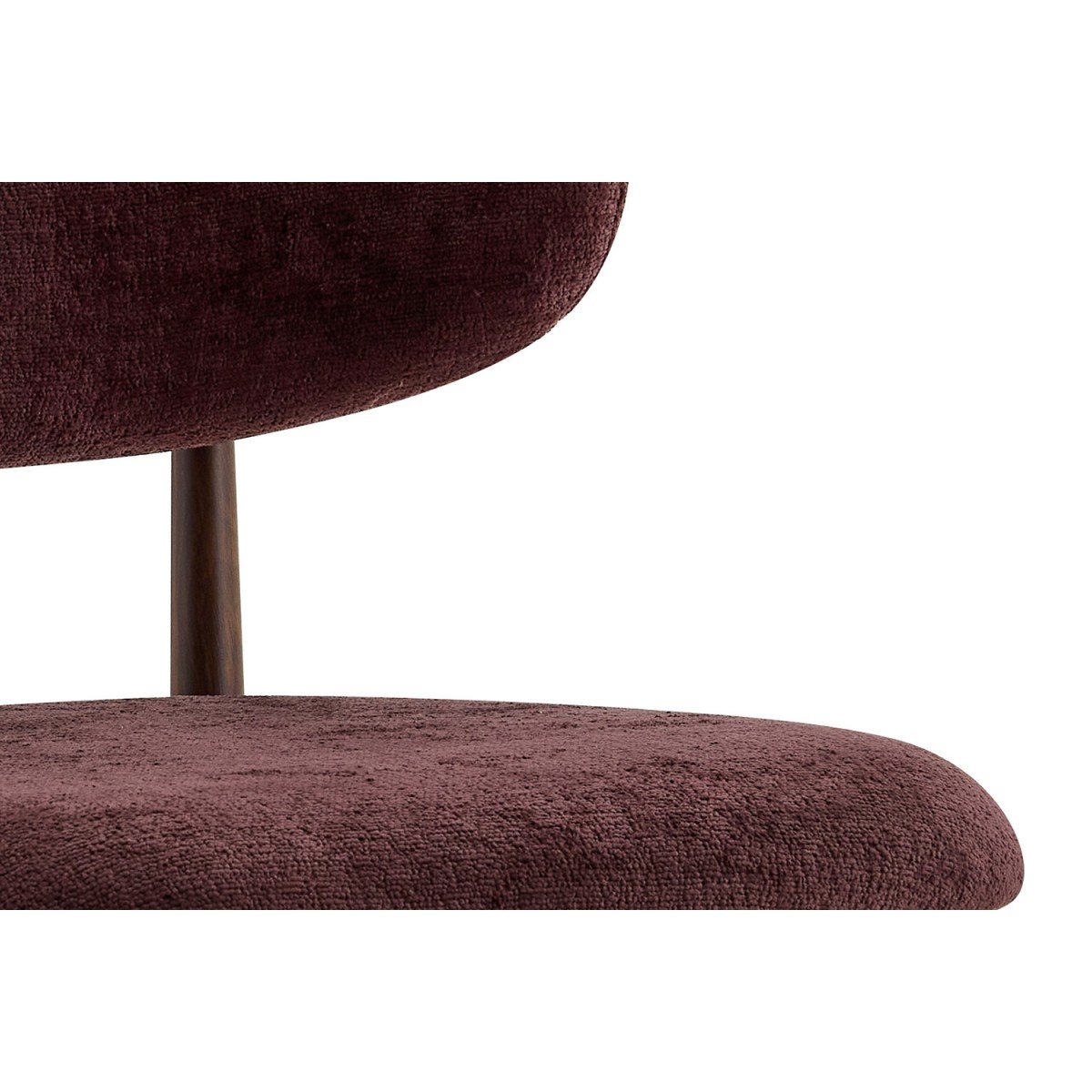 Chair Restaurant Cafe Bar And Horeca - CARMEN Dark mauve