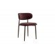 Chair Restaurant Cafe Bar And Horeca - CARMEN Dark mauve