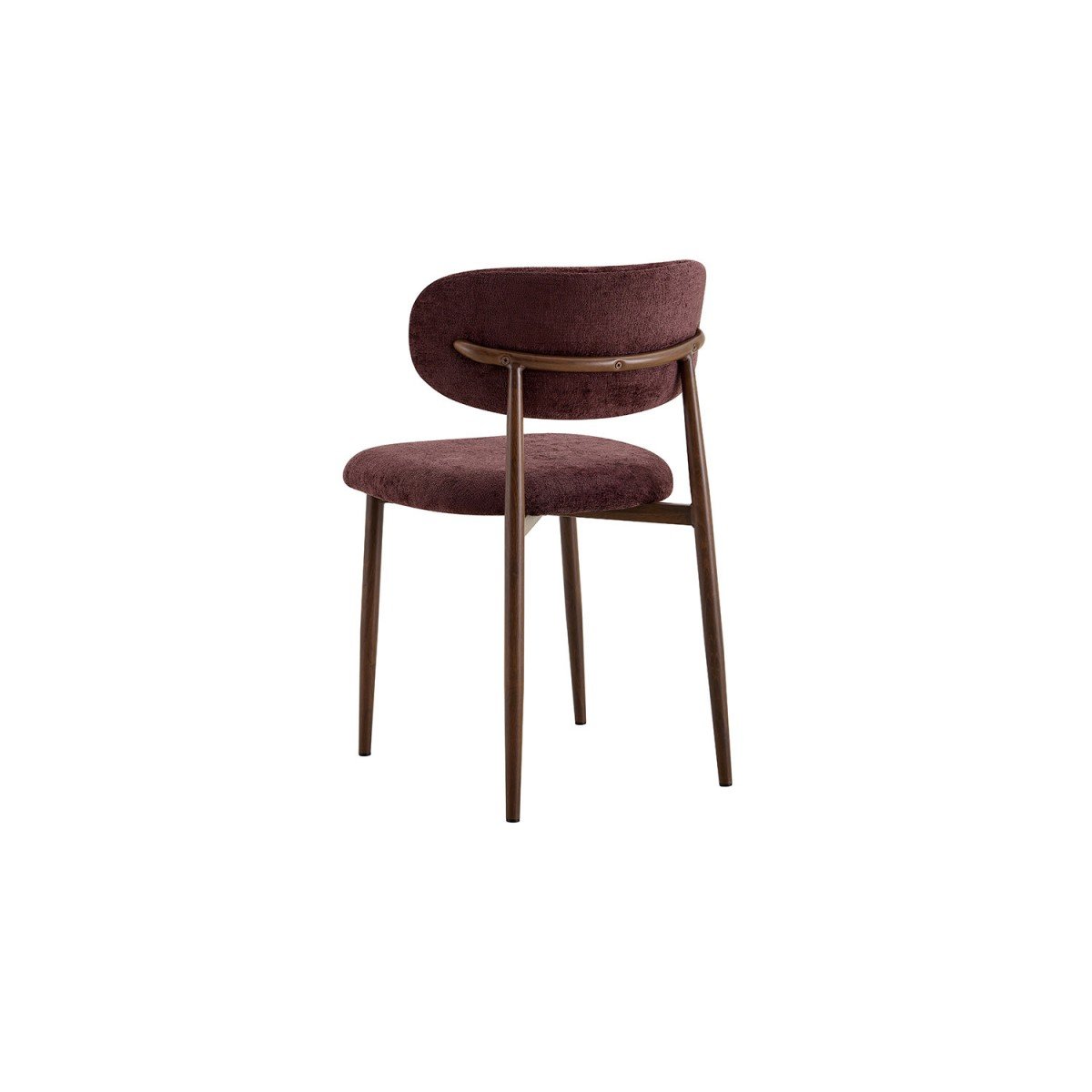 Chair Restaurant Cafe Bar And Horeca - CARMEN Dark mauve