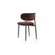 Chair Restaurant Cafe Bar And Horeca - CARMEN Dark mauve