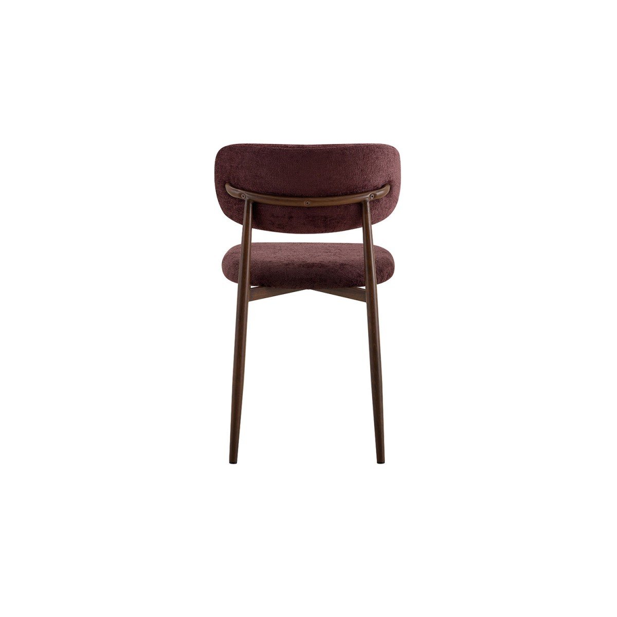 Chair Restaurant Cafe Bar And Horeca - CARMEN Dark mauve