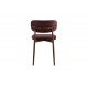 Chair Restaurant Cafe Bar And Horeca - CARMEN Dark mauve