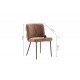 Chaise Restaurant Cafe Bar Et Horeca - CARYA Rouille Chaise Restaurant Cafe Bar Et Horeca - CARYA Rouille