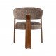 Stuhl Restaurant Cafe Bar Und Horeca - NICE - ( Walnuss Eschenholz ) - Taupe Cremona