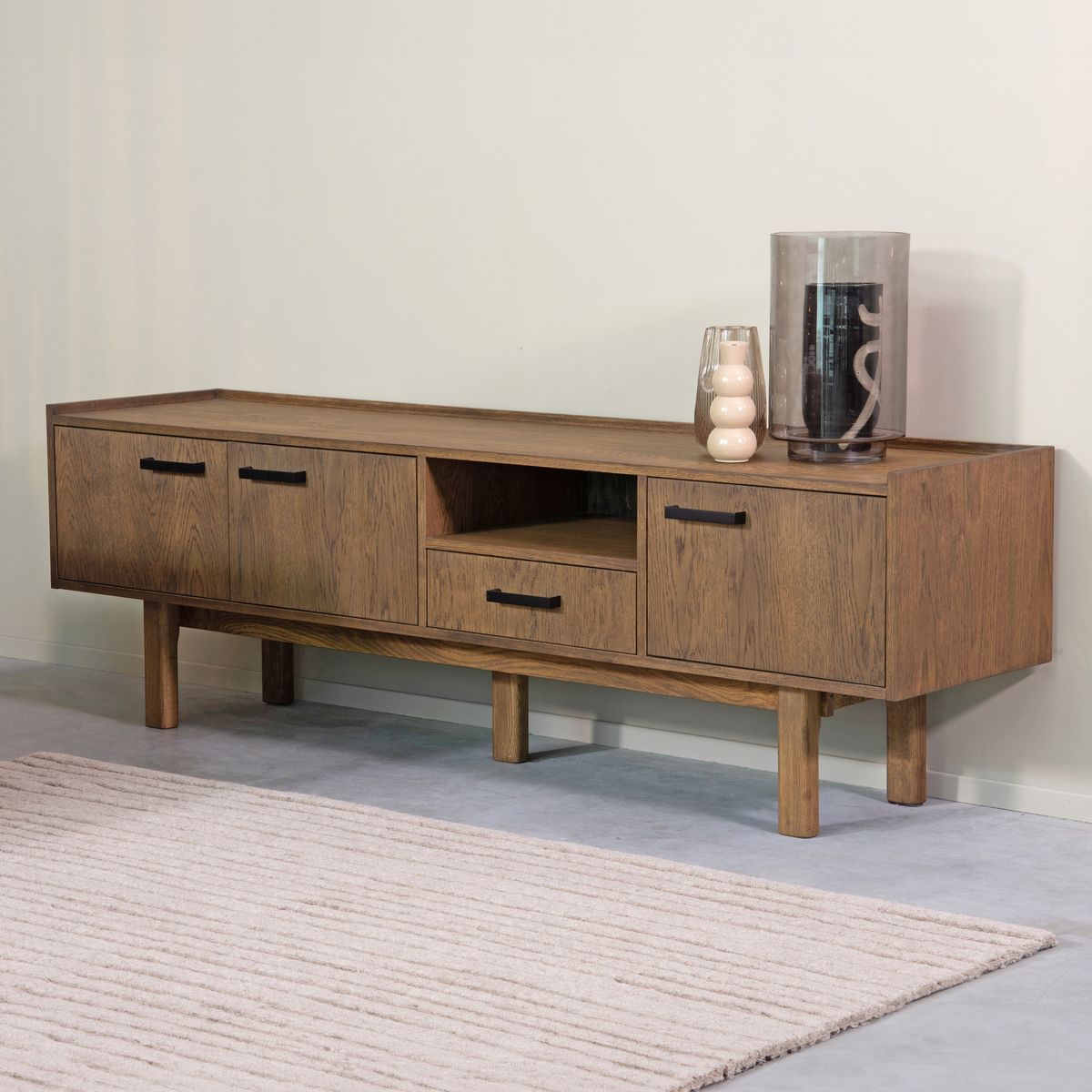 TV-Schrank Alara Geräucherte Eiche 190 cm