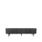 TV-Schrank Besta Eiche Schwarz 220 cm