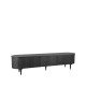 TV-Schrank Besta Eiche Schwarz 220 cm