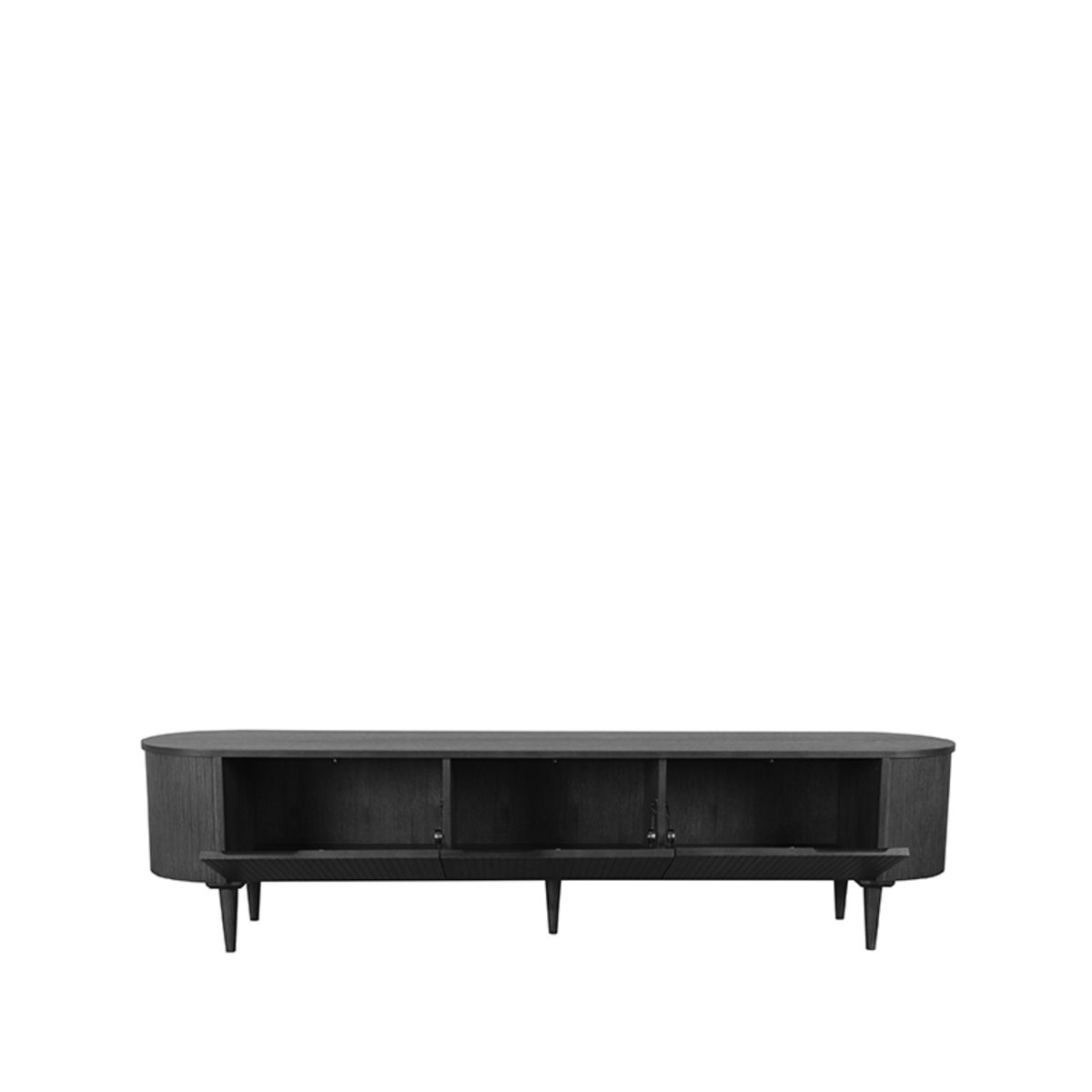 TV-Schrank Besta Eiche Schwarz 220 cm