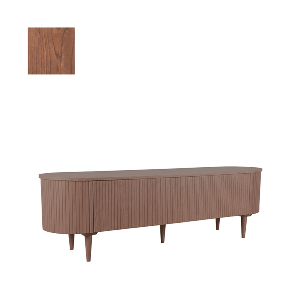 TV-Schrank Besta Walnuss Eiche 180 cm