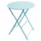 TABLE DE TERRASSE ACIER TURQUOISE 595MM - MBL-GK983