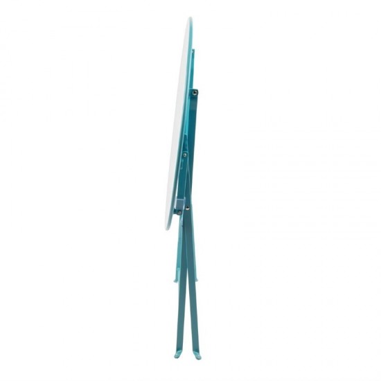 TERRACE TABLE STEEL TURQUOISE 595MM - MBL-GK983