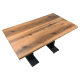Tafel Restaurant Café Bar En Horeca - BAROK-D3-70X120 + A400 - 30MM