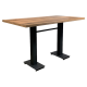 Tafel Restaurant Café Bar En Horeca - BAROK-D3-70X120 + A400 - 30MM