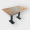 Tafel Restaurant Cafe Bar En Horeca - DUBLIN-P802-70x120 + A400 - 12mm