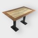 Tafel Restaurant Cafe Bar En Horeca - VENISE-P854-70x120 + A400 - 12mm Tafel Restaurant Cafe Bar En Horeca - VENISE-P854-70x120 + A400 - 12mm