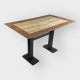 Tafel Restaurant Cafe Bar En Horeca - VENISE-P854-70x120 + A400 - 12mm Tafel Restaurant Cafe Bar En Horeca - VENISE-P854-70x120 + A400 - 12mm