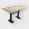 Tafel Restaurant Cafe Bar En Horeca - VIGO-P853-70x120 + A400 - 12mm