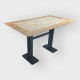 Tafel Restaurant Cafe Bar En Horeca - VIGO-P853-70x120 + A400 - 12mm