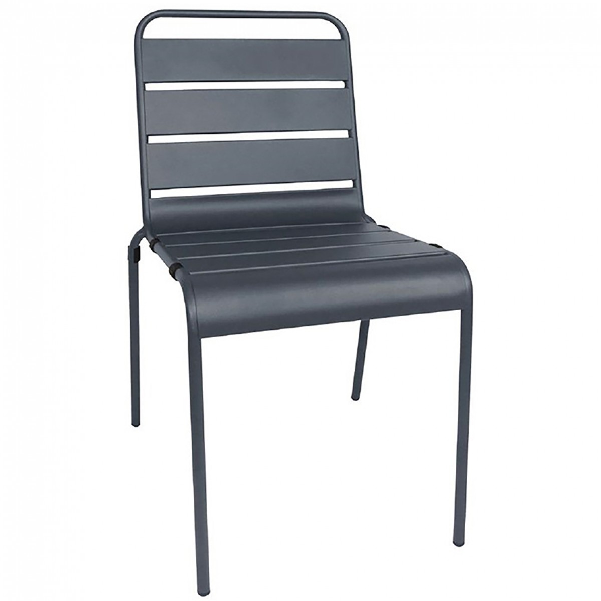 CHAISE DE TERRASSE EN METAL GRIS-ARK100 CHAISE DE TERRASSE EN METAL GRIS-ARK100