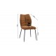 Chair Restaurant Cafe Bar And Horeca - Maya Rust Chair Restaurant Cafe Bar And Horeca - Maya Rust