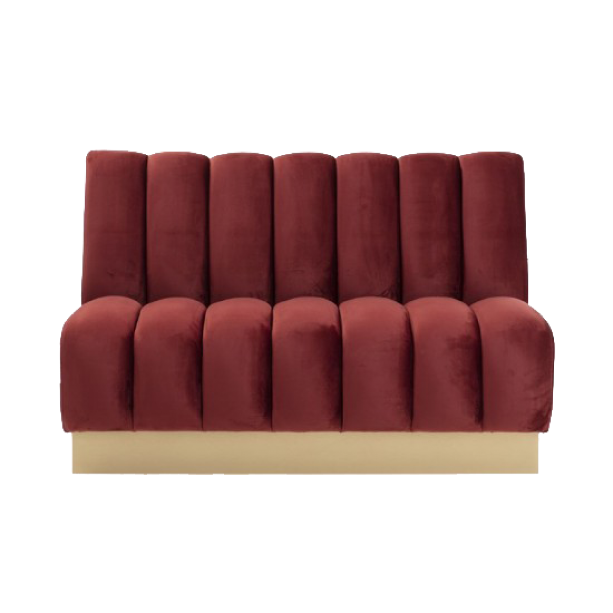 Banquette Neva – Banquette élégante et confortable Banquette Neva en cuir/tissu pour restaurant et cafe