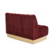 Banquette Neva – Banquette élégante et confortable Banquette Neva en cuir/tissu pour restaurant et cafe