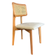 Chair Restaurant Cafe Bar And Horeca - Nona Brown/Black Chair Restaurant Cafe Bar And Horeca - Nona Brown/Black