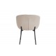 Chaise Restaurant Cafe Bar Et Horeca - NORA SABLE BOUCLE Chaise Restaurant Cafe Bar Et Horeca - NORA SABLE BOUCLE